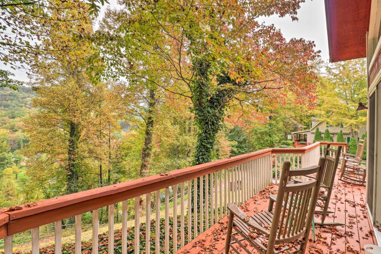 Rustic Red Cabin With Deck In Maggie Valley Club! Ngoại thất bức ảnh